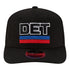 Detroit Pistons New Era Statement 970SS Snapback in Black - Front View