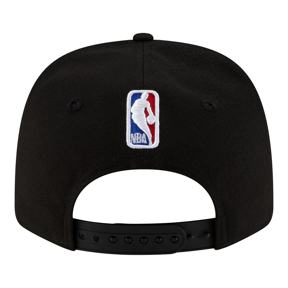 Detroit Pistons New Era Statement 970SS Snapback in Black - Back View 