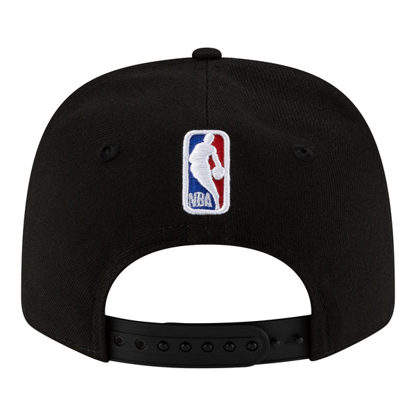 Detroit Pistons New Era Statement 970SS Snapback in Black - Back View 