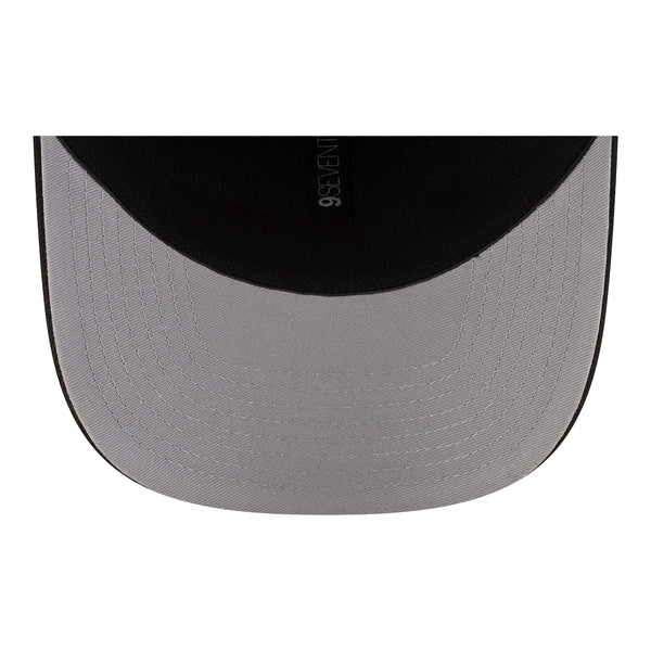 Detroit Pistons New Era Statement 970SS Snapback in Black - Underbrim View