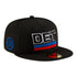 Detroit Pistons New Era Statement 970SS Snapback in Black - Front Right View