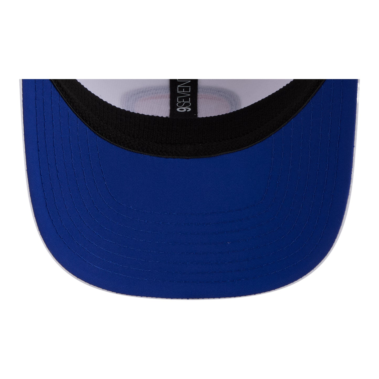 Detroit Pistons New Era Sport Rope 970SS Snapback in White - Underbrim View