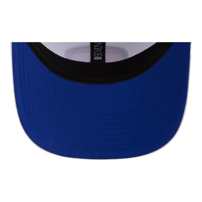 Detroit Pistons New Era Sport Rope 970SS Snapback in White - Underbrim View