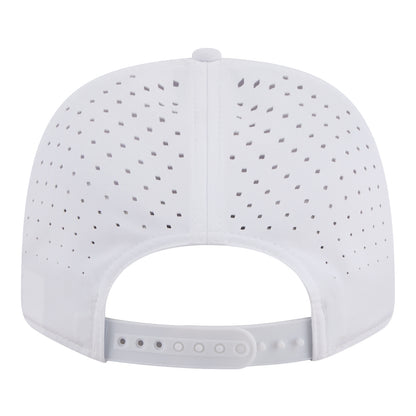 Detroit Pistons New Era Sport Rope 970SS Snapback in White - Back View