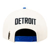 Detroit Pistons Pro Standard Modern Originals Snapback in White and Blue - Back View