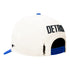 Detroit Pistons Pro Standard Modern Originals Snapback in White and Blue - Back Right View