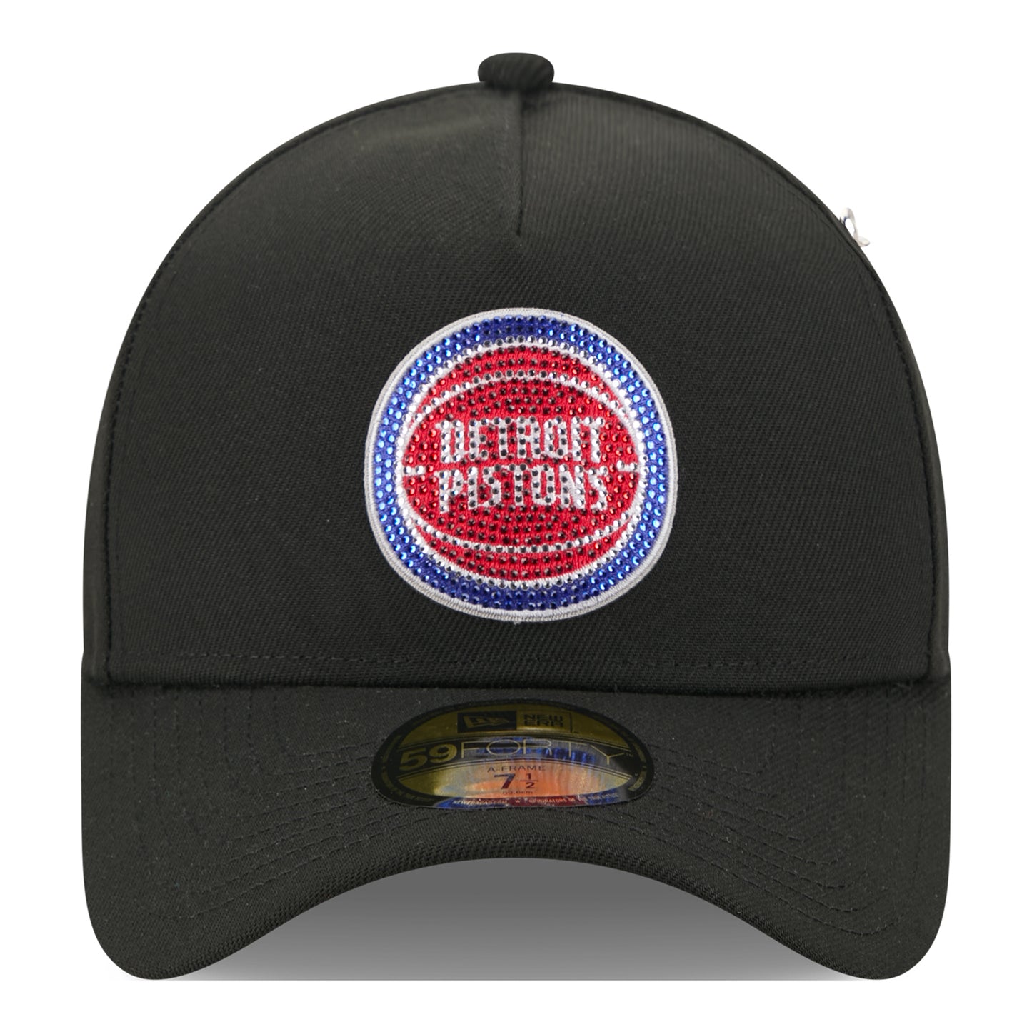 Detroit Pistons New Era 2026 NBA Draft 5940AF Fitted Hat in Black - Front View