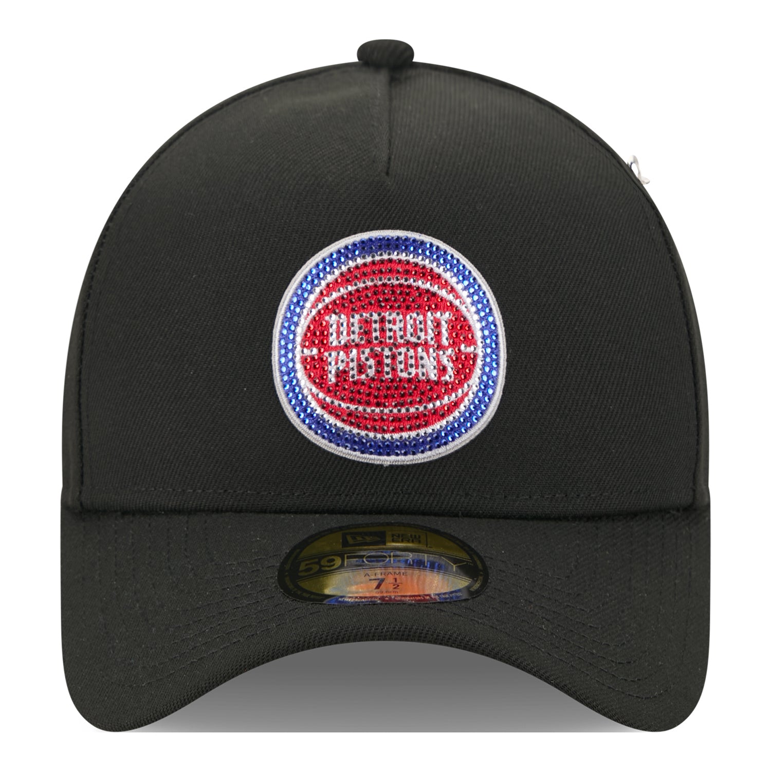 Detroit Pistons New Era 2026 NBA Draft 5940AF Fitted Hat in Black - Front View