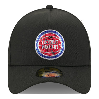 Detroit Pistons New Era 2026 NBA Draft 5940AF Fitted Hat in Black - Front View