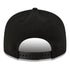 Detroit Pistons New Era Black & White 950 Snapback in Black - Back View