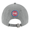 Detroit Pistons New Era 920 Wordmark Adjustable Hat in Grey - Back View
