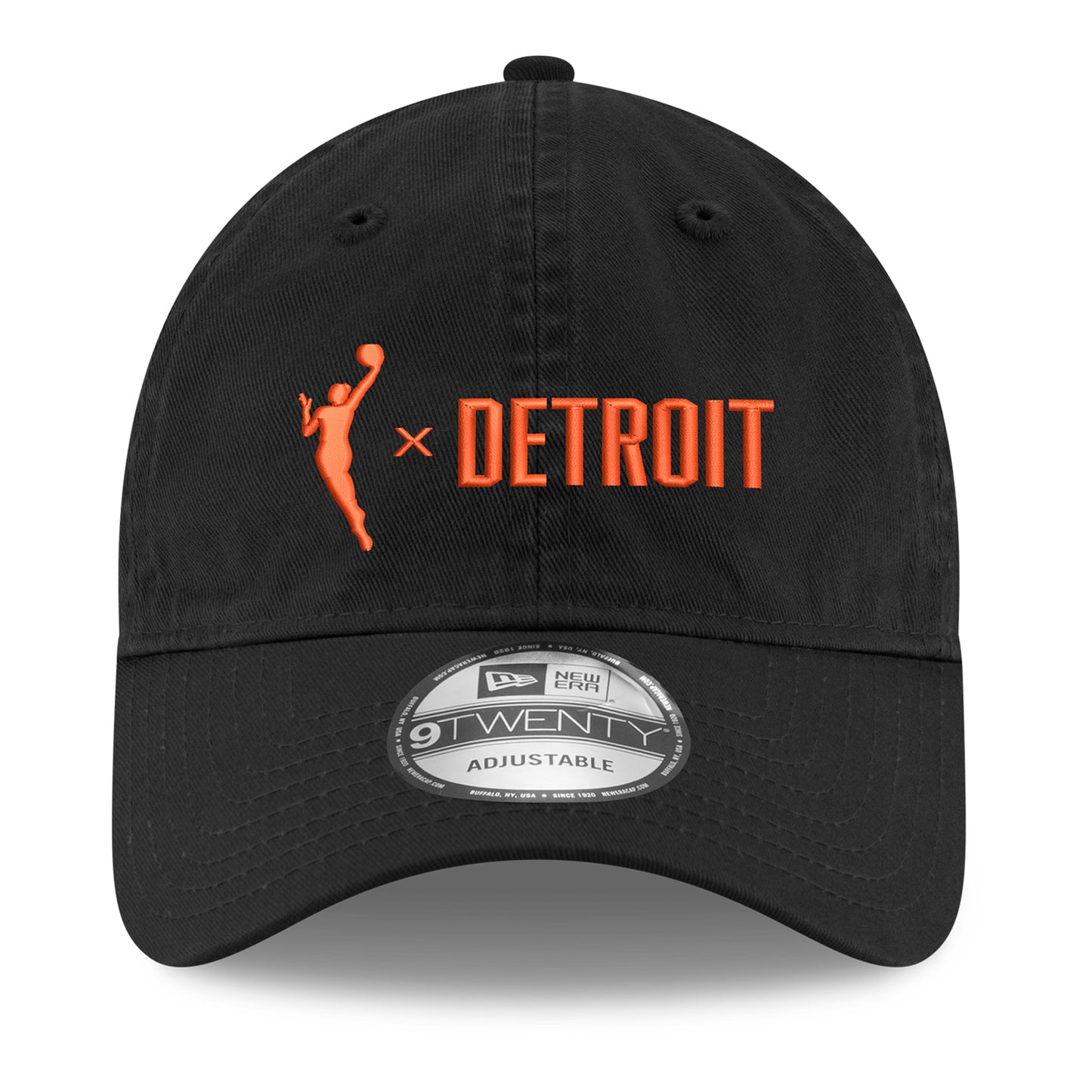 DETROIT x WNBA Expansion New Era 920 Hat in Black - Front View