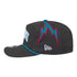 2025-26 City Edition Detroit Pistons New Era Golfer Snapback in Black - Left Side View