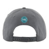 2025-26 City Edition Detroit Pistons 47 Brand Roscoe Hitch Hat in Grey - Back View