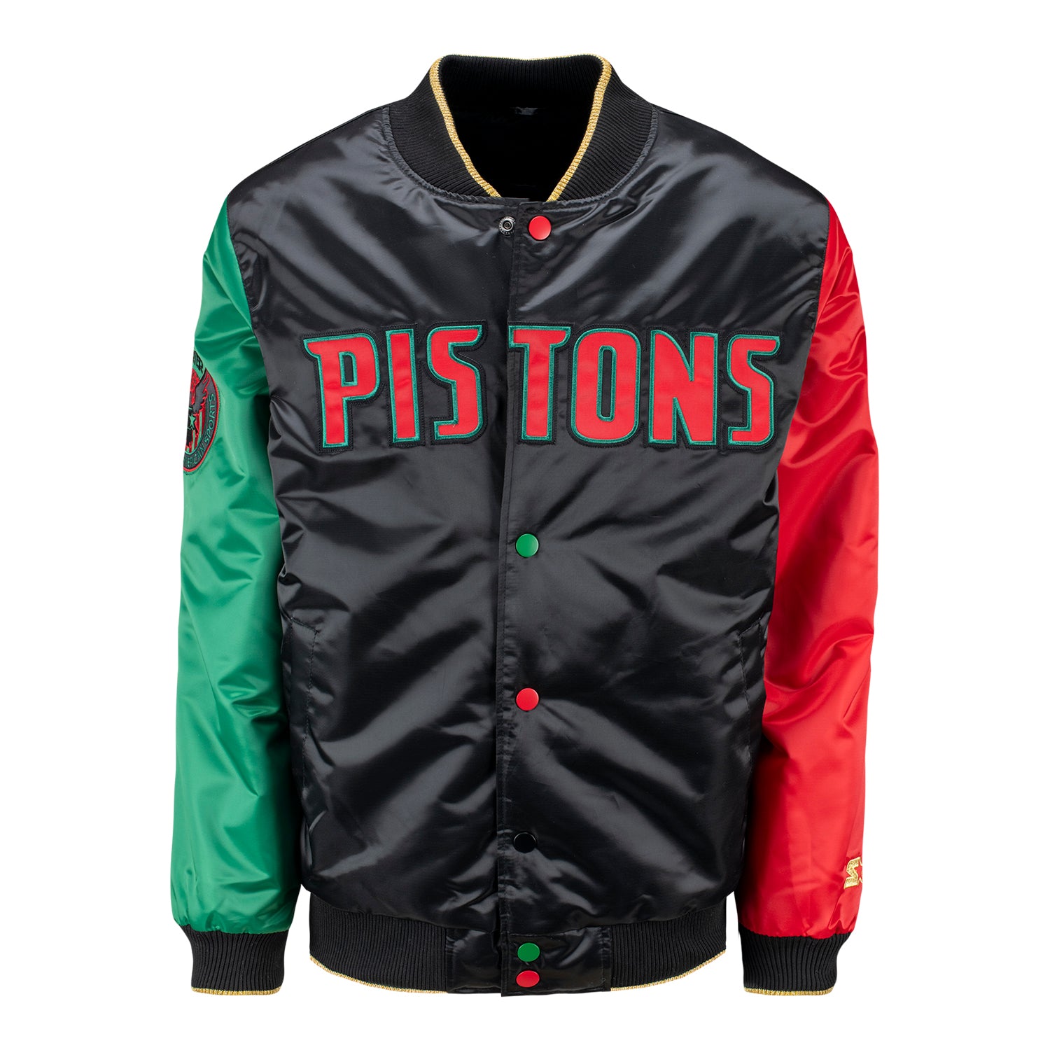 Detroit Pistons Black History Month '24 Starter Jacket | Pistons 313 Shop