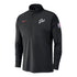 2024-25 DETROIT PISTONS CITY EDITION NIKE 1/2 ZIP JACKET IN BLACK - FRONT VIEW