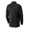 2024-25 DETROIT PISTONS CITY EDITION NIKE 1/2 ZIP JACKET IN BLACK - BACK VIEW