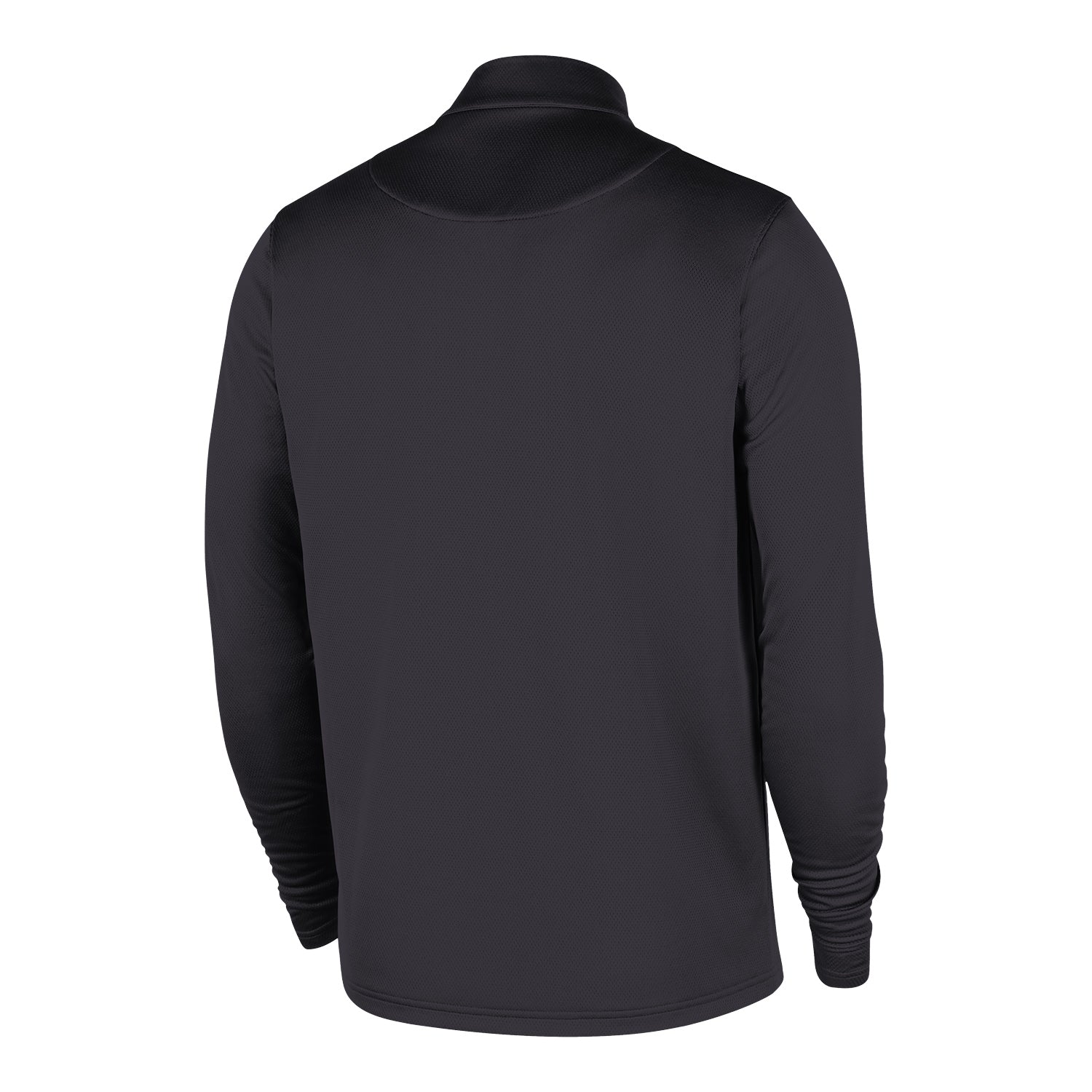2025-26 City Edition Detroit Pistons Nike Authentic 1/4 Zip Jacket in Black - Back View