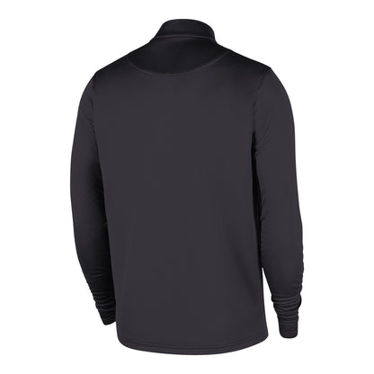 2025-26 City Edition Detroit Pistons Nike Authentic 1/4 Zip Jacket in Black - Back View