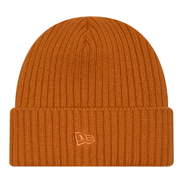 Detroit Pistons New Era Color Pack Knit in Brown - Back View
