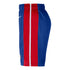 Nike Pistons Icon Shorts in blue and red - side view