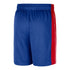 Nike Pistons Icon Shorts in blue and red - back view