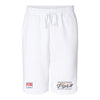 Detroit Pistons x Phluid Project Basketball For All Unisex Fleece Shorts - front view