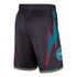 2025-26 City Edition Detroit Pistons Nike Swingman Shorts in Black - Back View