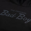 DETROIT PISTONS M&N OG BAD BOY SCRIPT ISIAH THOMAS HOODIE IN BLACK - FRONT LOGO VIEW