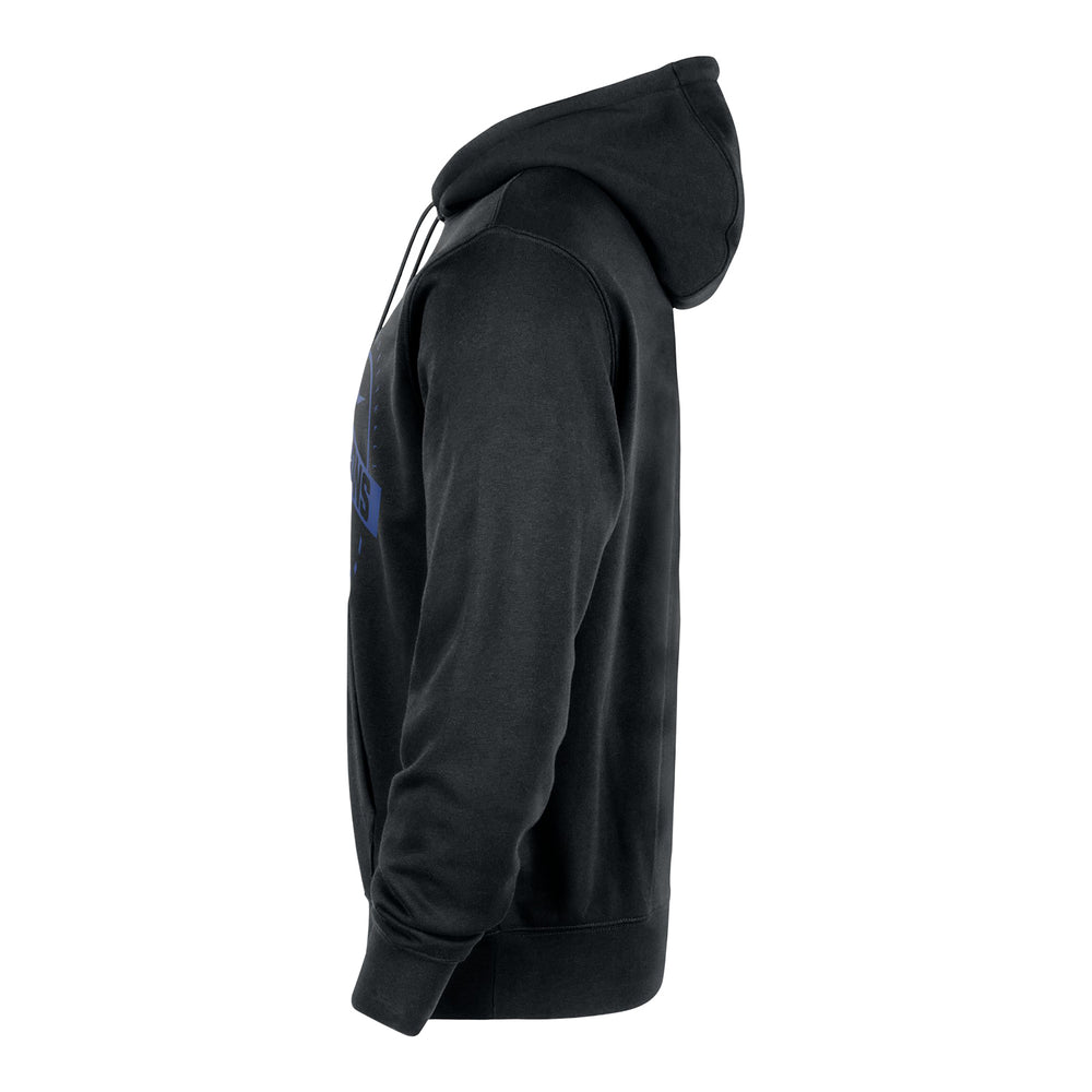 Detroit Pistons Nike Practice Club Hoodie in Black - Side View
