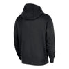 Detroit Pistons Nike Practice Club Hoodie in Black - Back View