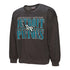 Detroit Pistons Mitchell & Ness HWC Vintage Crewneck in Black - Front View