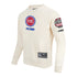 Detroit Pistons Pro Standard Modern Originals Crewneck Sweatshirt in White - Front Left View