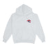 Detroit Pistons x Kiwiclo Hooper's Birthday Dunk Hoodie in White- Front View