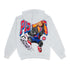 Detroit Pistons x Kiwiclo Hooper's Birthday Dunk Hoodie in White- Back View