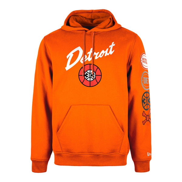 2023-24 DETROIT PISTONS CITY EDITION LOGO HOODED SWEATSHIRT