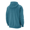 2025-26 City Edition Detroit Pistons Nike Teal Club Fleece Hoodie in Teal - Back View