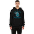 2025-26 City Edition Detroit Pistons New Era Hoodie in Black - Front View