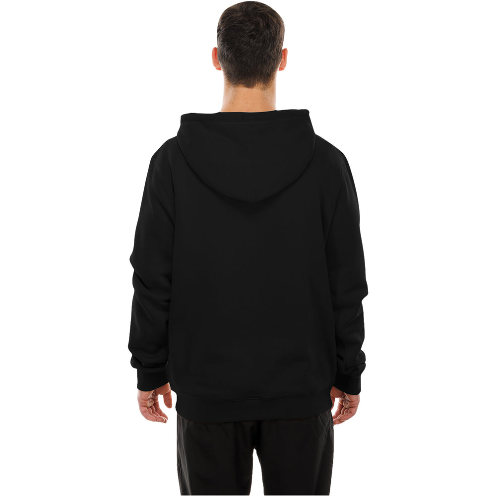 2025-26 City Edition Detroit Pistons New Era Hoodie in Black - Back View