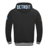 2025-26 City Edition Detroit Pistons Pro Standard Hoodie in Black - Back view