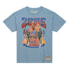 Mitchell & Ness Two18 Pistons Zeke Home Court T-Shirt In Blue - Front View