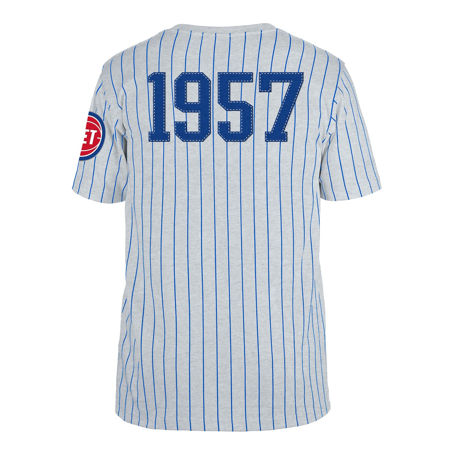 Detroit Pistons New Era Pinstripe T-shirt | Pistons 313 Shop