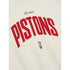 Detroit Pistons Fear of God Essentials 90's Tee in White - Front Logo View