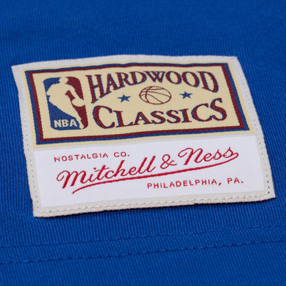 Detroit Pistons Mitchell & Ness Head Coach T-Shirt in Blue - Jock Tag View