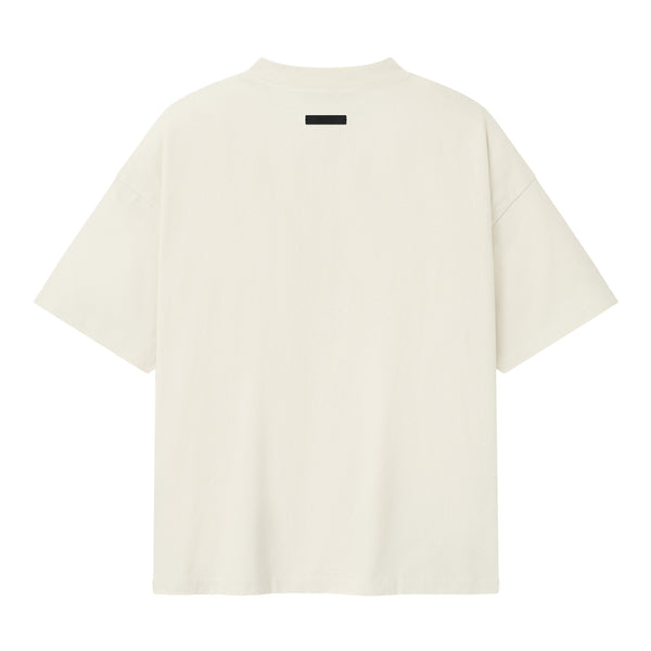 Detroit Pistons Fear of God Essentials 90's Tee in White - Back View