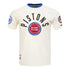 Detroit Pistons Pro Standard Modern Originals T-Shirt in White - Front View