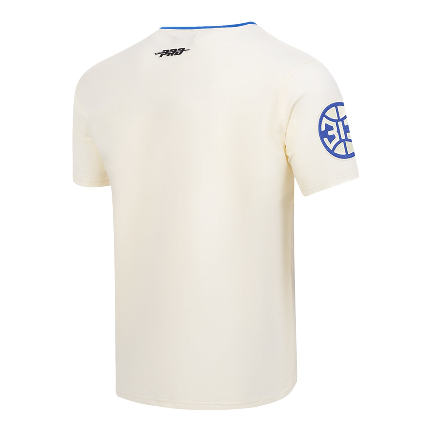 Detroit Pistons Pro Standard Modern Originals T-Shirt in White - Back Left View