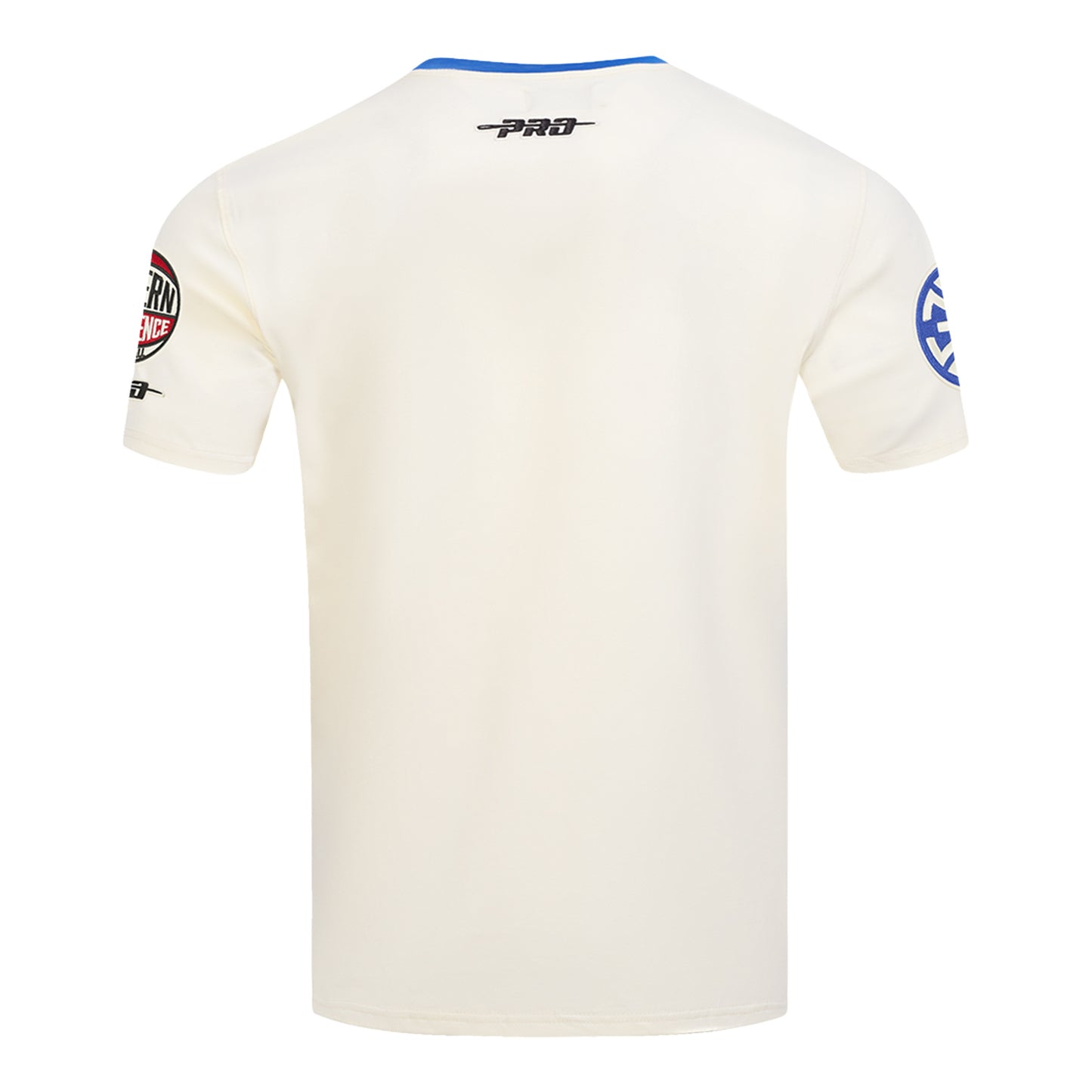 Detroit Pistons Pro Standard Modern Originals T-Shirt in White - Back View