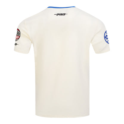 Detroit Pistons Pro Standard Modern Originals T-Shirt in White - Back View