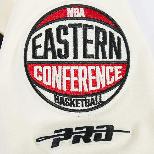 Detroit Pistons Pro Standard Modern Originals T-Shirt - Sleeve Detail View